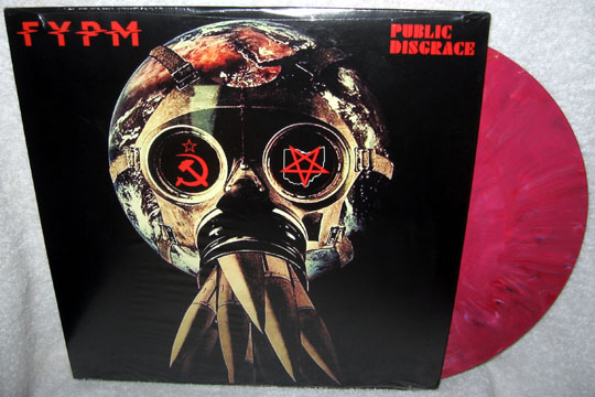 FUCK YOU PAY ME "Public Discrace" LP (Deep Six) Red Marble
